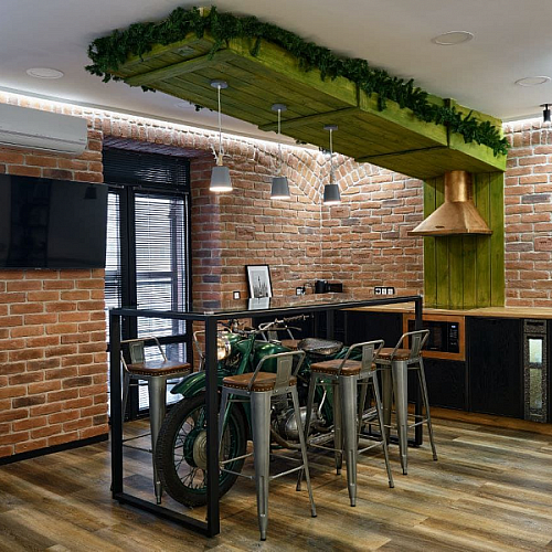 Необычная кухня в ЖК Ривьера