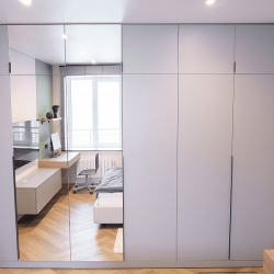 Шкаф в спальню в ЖК Ривьера